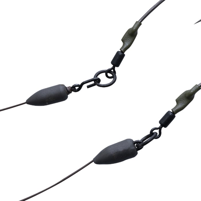 Ami Da Pesca Legati PRO FILSTAR Ronnie Rig - Ami Da Pesca N6, Filo Da Pesca Fluorocarbon 20cm/9,07kg - Anti Tangle - Accessori Pesca Alla Carpa - Attrezzatura Carpfishing - Pop Up