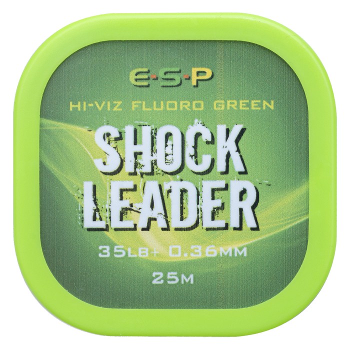 ESP Shock Leader 25m Hi-Vis Fluoro Green