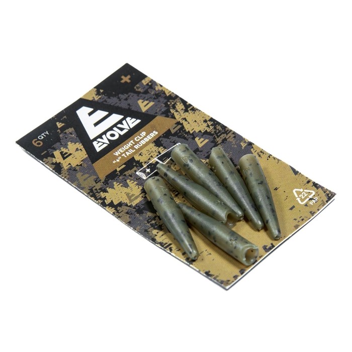 Evolve Tackle Weight Clip Tail Rubbers +