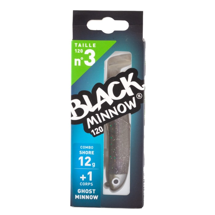 Fiiish Black Minnow Combo Shore 120mm, Weight: 12g, Colour: Ghost Minnow