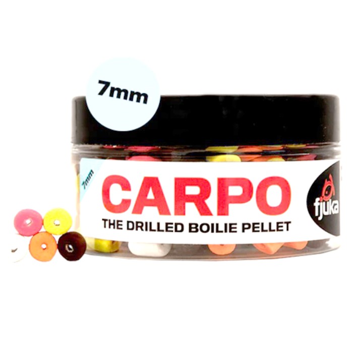 Fjuka Carpo Drilled Pellets Mixed Colours 7mm