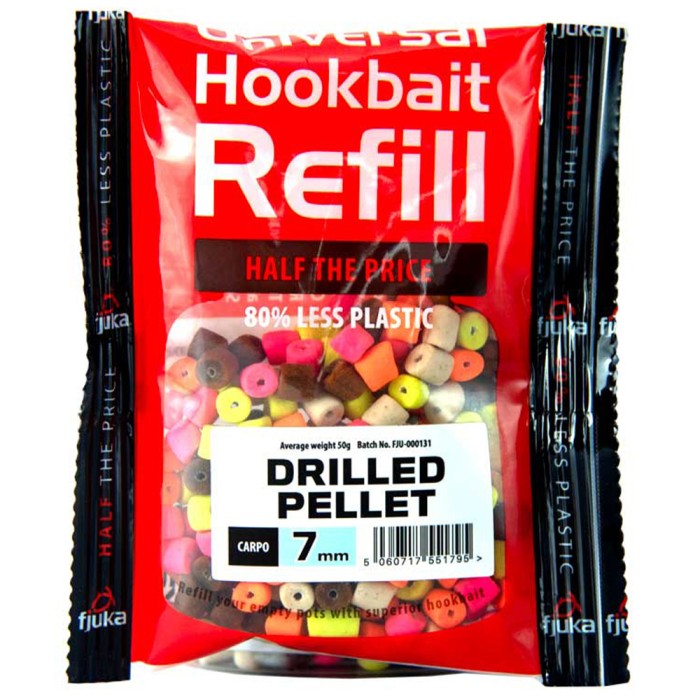 Fjuka Drilled Carpo Fishing Pellet Refills 7mm
