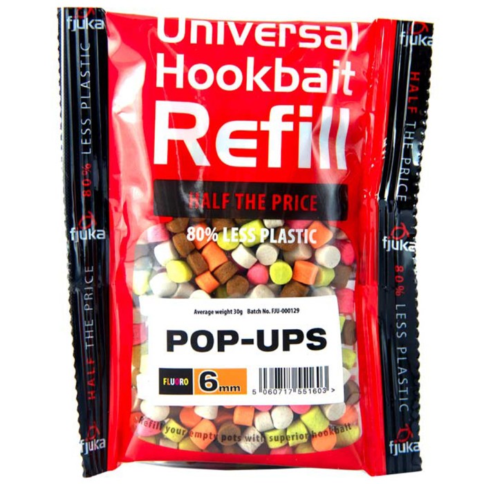 Fjuka Hookable Fishing Pop Up Refills 6mm
