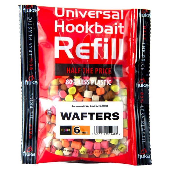 Fjuka Hookable Fishing Wafter Refills 6mm