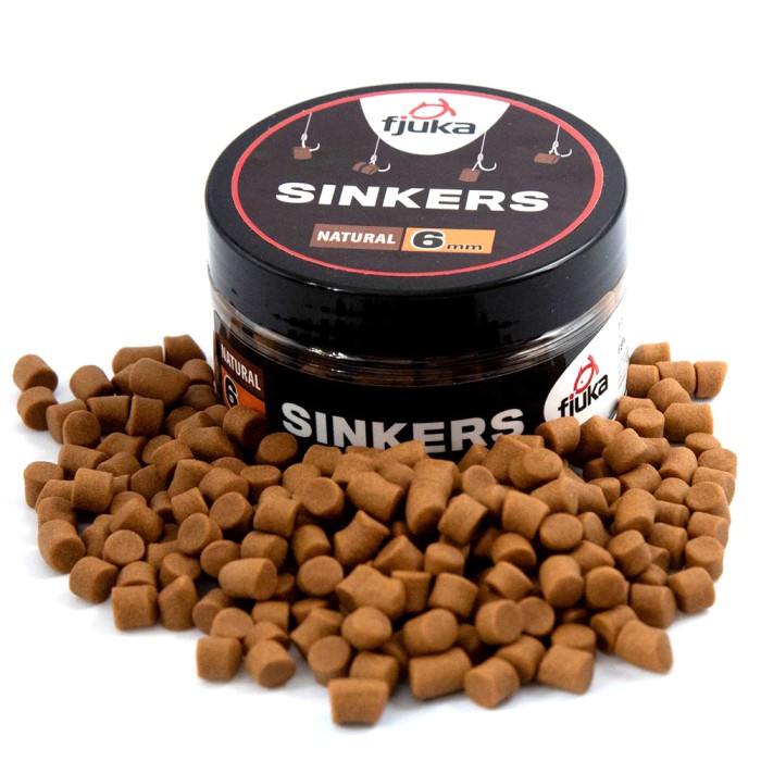 Fjuka Hookable Sinkers Natural 6mm