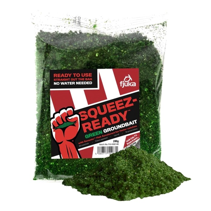 Fjuka Squeez-Ready Green Groundbait