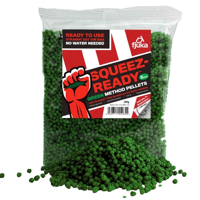 Fjuka Squeez-Ready Method Pellets - Green