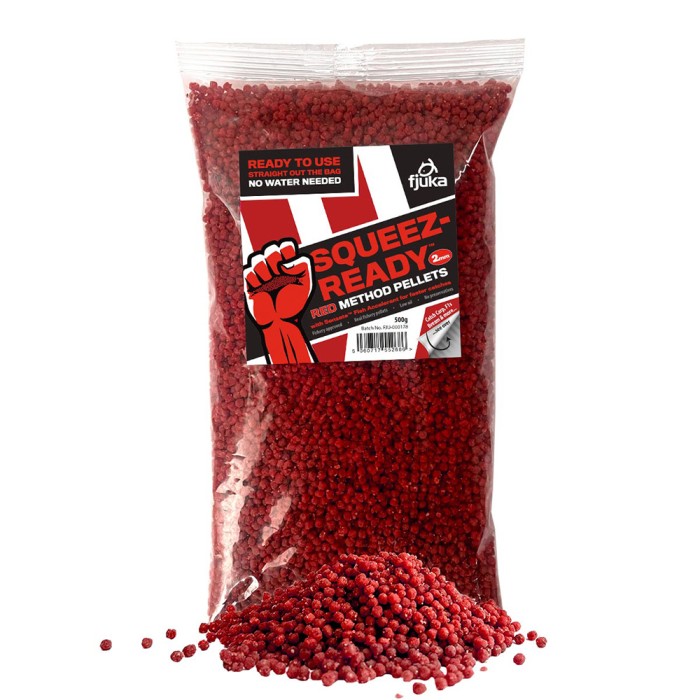 Fjuka Squeez-Ready Method Pellets - Red 4