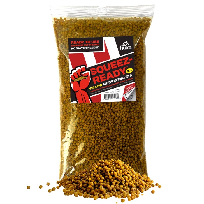 Fjuka Squeez-Ready Method Pellets - Yellow 4