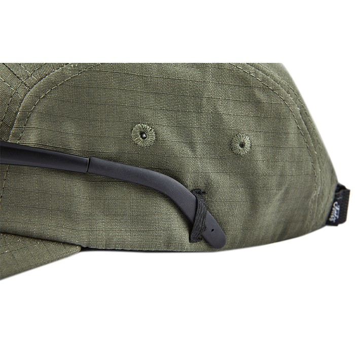 Fortis 5 Panel Olive Fishing Hat Side