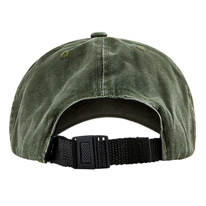 Fortis Olive 6 Panel F Fishing Cap Back