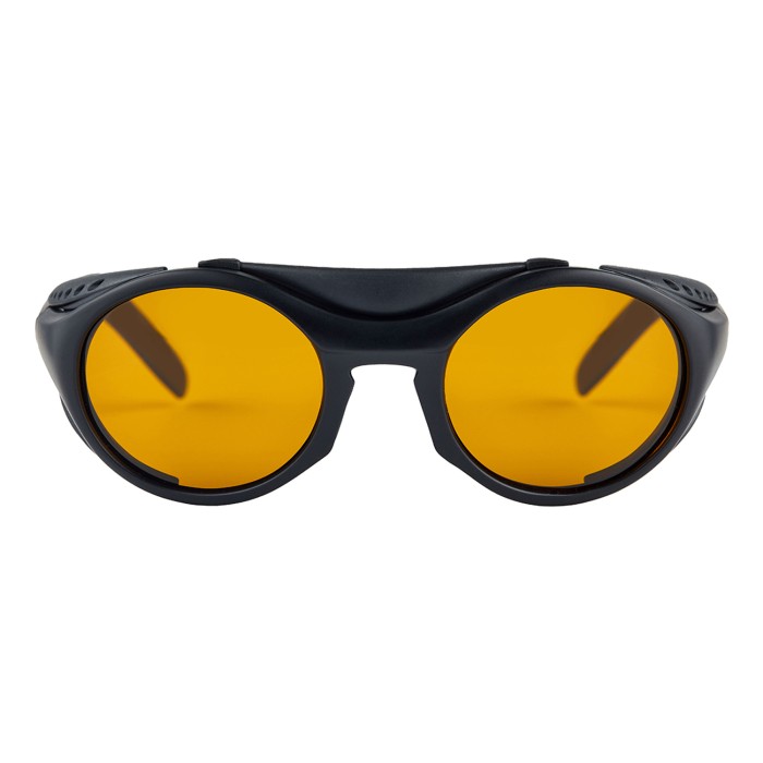 Fortis Isolators AM PM Fishing Sunglasses Amber Lenses Front