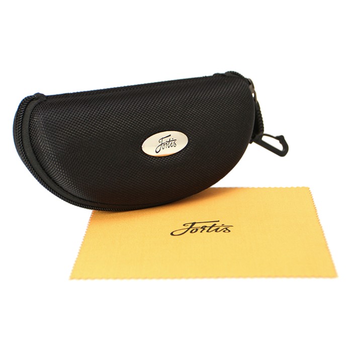 Fortis Isolators AM PM Fishing Sunglasses Amber Lenses Case