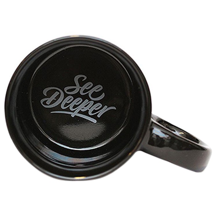 Fortis See Deeper Fishing Mugs Black Inside