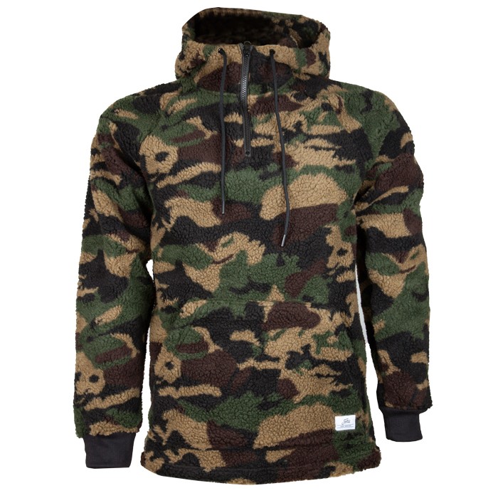 Fortis Sherpa Camo Fishing Fleece Front