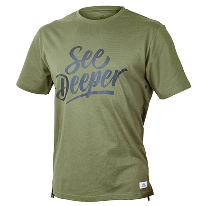 Fortis See Deeper Green Fishing T-Shirt