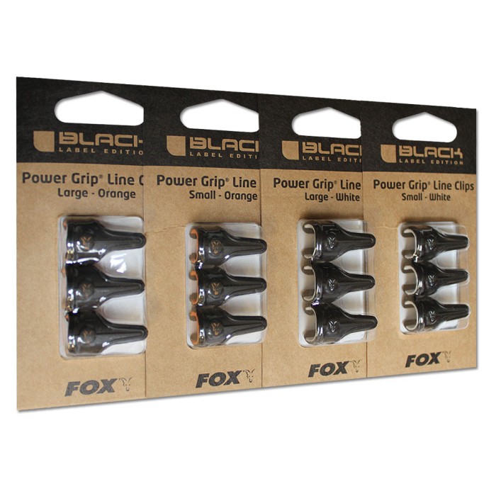 Fox Black Label Power Grip Line Clips orange small & large