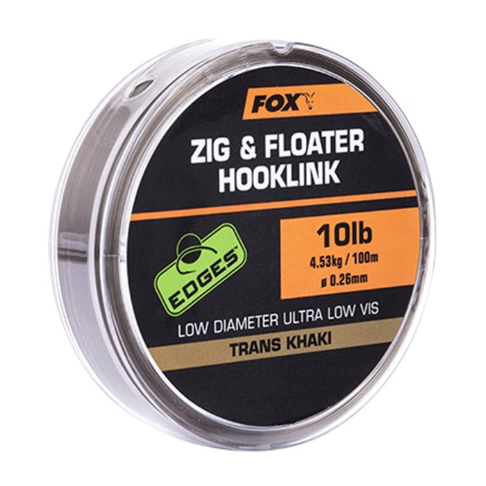 Fox Edges Zig & Floater Hooklink 100m 10Ib