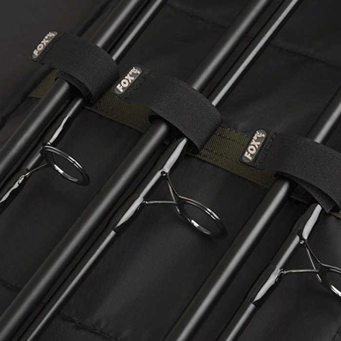 Fox R-Series 12ft 3 Fishing Rod Holdall In Use Close Up