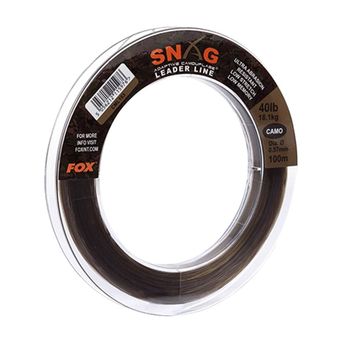 Fox Snag Leader Line Trans Khaki 1