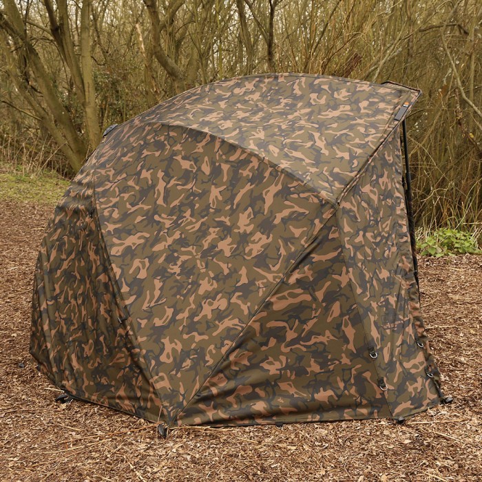 Fox Supa Brolly MK2 60in System Camo Left Side View