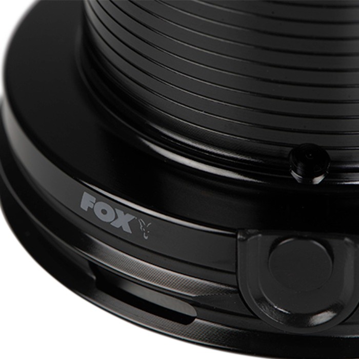Fox 12000 XC Spare Spool Deep Logo Detail