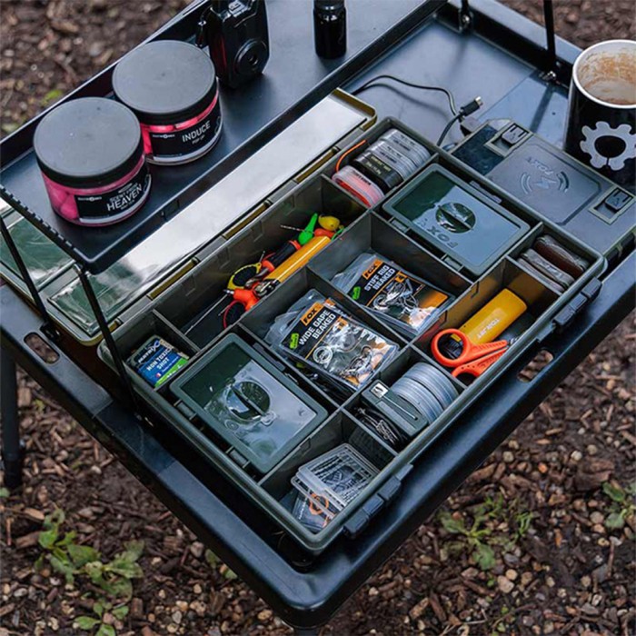 Fox 2 Tier Bivvy Table In Use 2