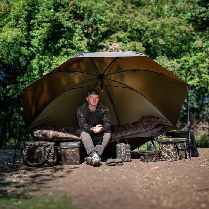 Fox Khaki Brolly  60" 2