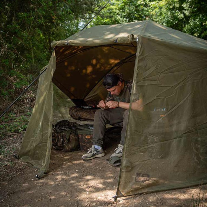 Fox Khaki Brolly 60" Mozzy Mesh 4