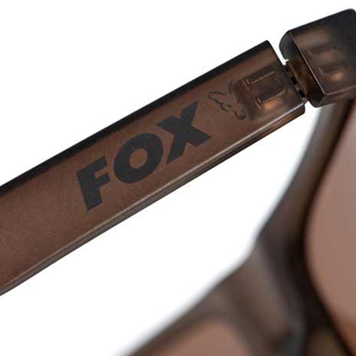 Fox Avius Trans Khaki Sunglasses - Brown Lens 2