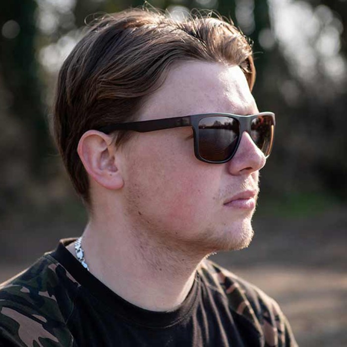 Fox Avius Trans Khaki Sunglasses - Brown Lens 3