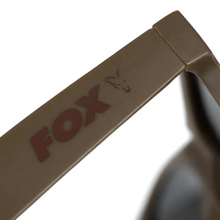 Fox Avius Trans Khaki Sunglasses - Green Lens 2