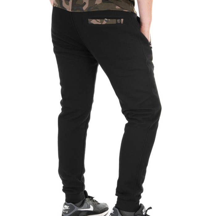 Fox Black & Camo Print Fishing Jogger 1