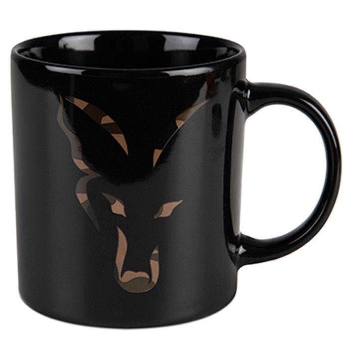 Fox Black & Camo Head Ceramic Mug
