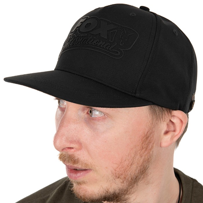 Fox Black & Camo Snapback Fishing Cap 1