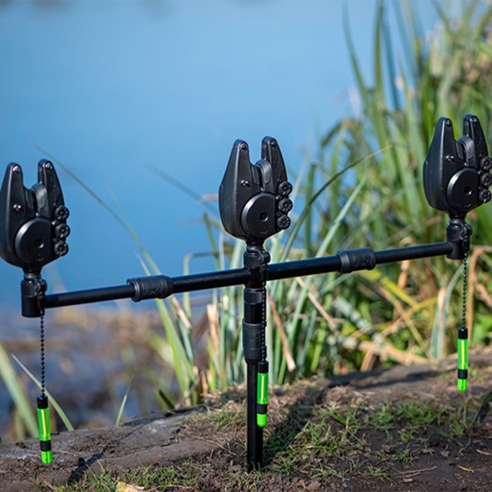 Fox Black Label QR Adjustable XL Fishing Buzzer Bar In Use 5