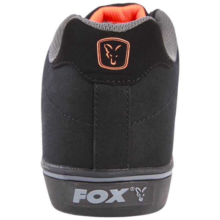 Fox Black Orange Casual Trainers Back