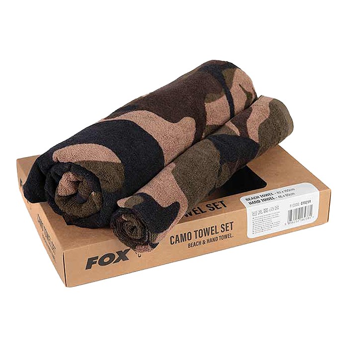 Fox Camo Beach & Hand Towel Set