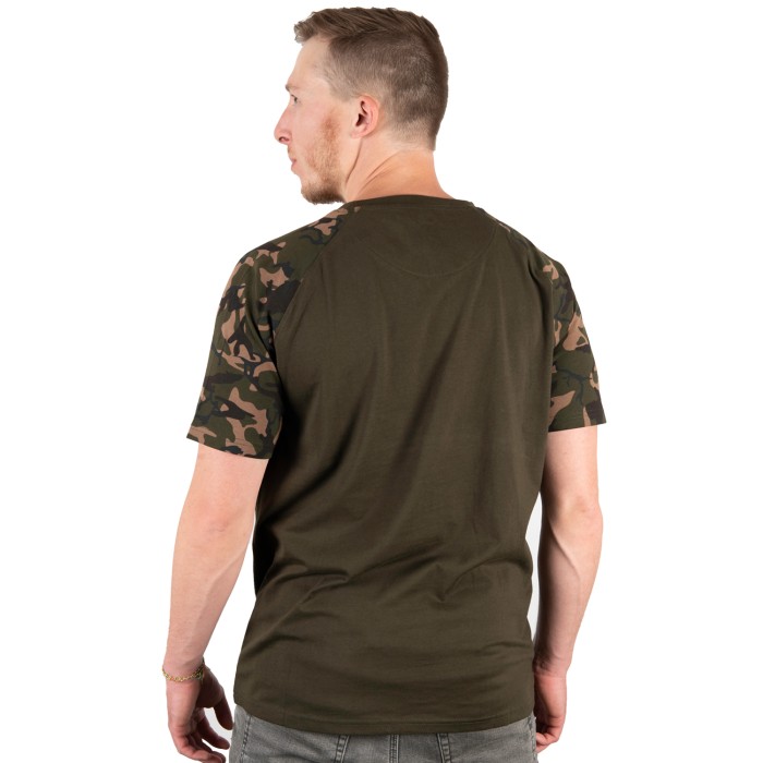 Fox Camo/Khaki Print Fishing T-Shirt Back