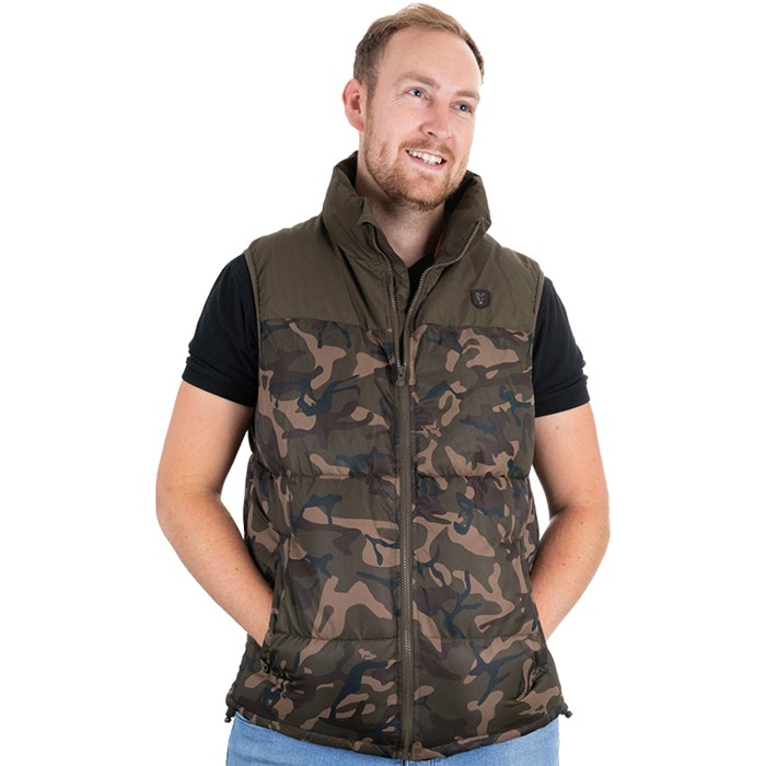 Fox Camo/Khaki RS Fishing Gilet