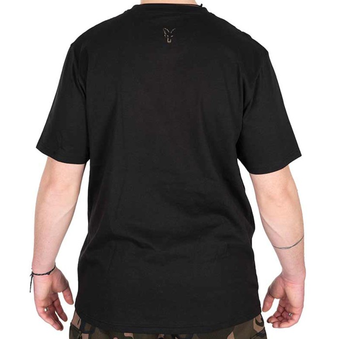 Fox Camo Logo Black T-Shirt In Use 2