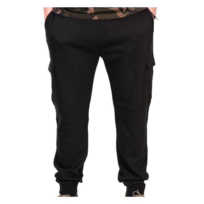 Fox Camo Logo Lightweight Black Combat Joggers