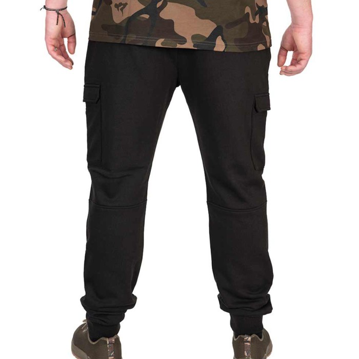 Fox Camo Logo Lightweight Black Combat Joggers Back