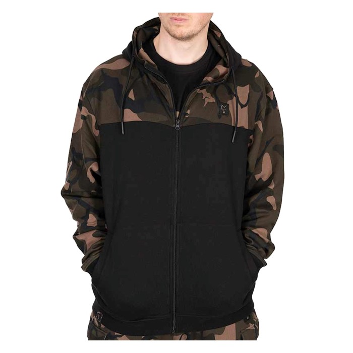 Fox Camo Logo Lightweight Split Zip Hoodie
