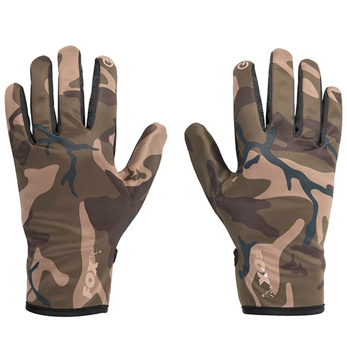 Fox Camo Thermal Fishing Gloves