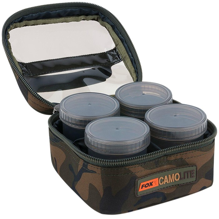 Fox Camolite 6 Glug Pot Case Open