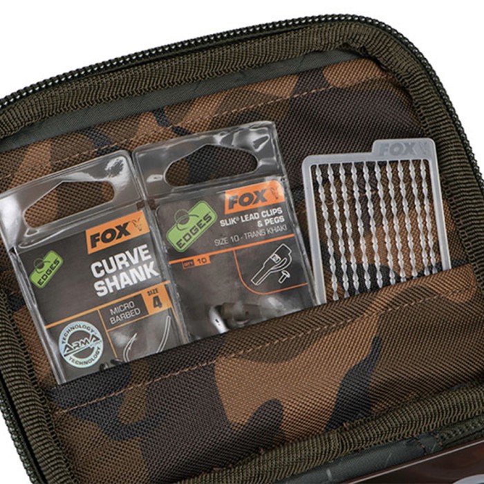 Fox Camolite Compact Rigid Lead & Bits Fishing Bag In Use 1