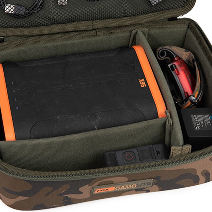 Fox Camolite Gadget Safe Deluxe Fishing Bag Inside 1