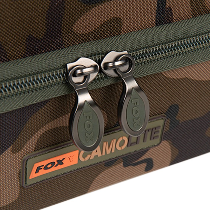Fox Camolite Gadget Safe Deluxe Fishing Bag Zips