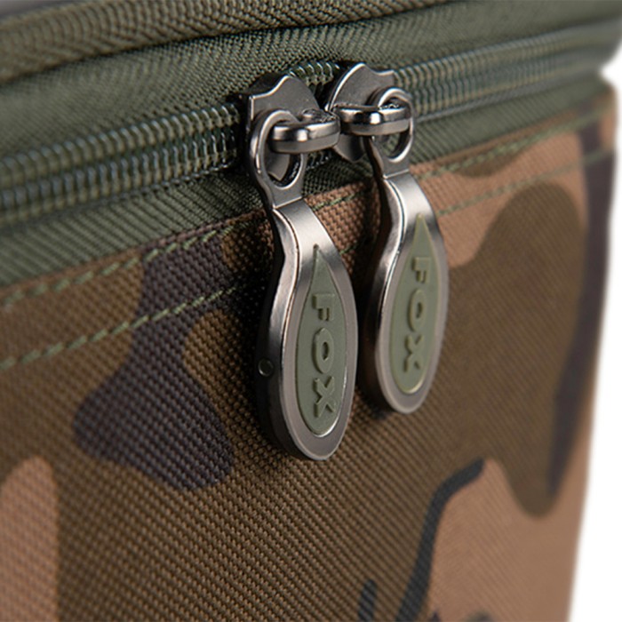 Fox Camolite XL Fishing Accessory Bag Close Up Zips